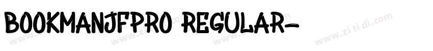 BookmanJFPro Regular字体转换